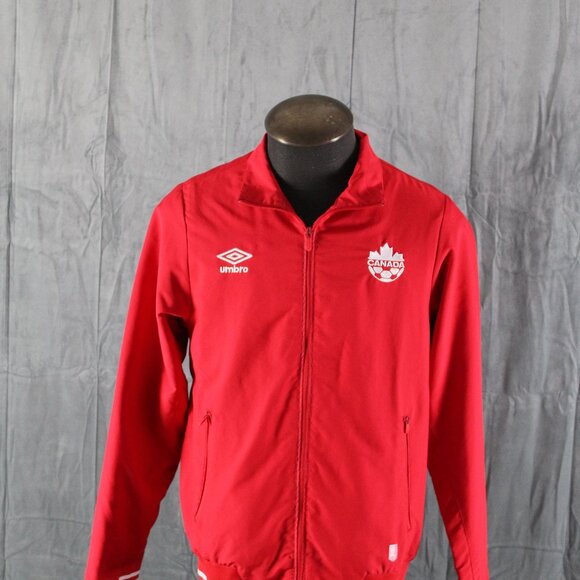 Team Canada Soccer Tranining Jacket - 2012 Jacket by Umbro - Men's Medium - Picture 1 of 9
